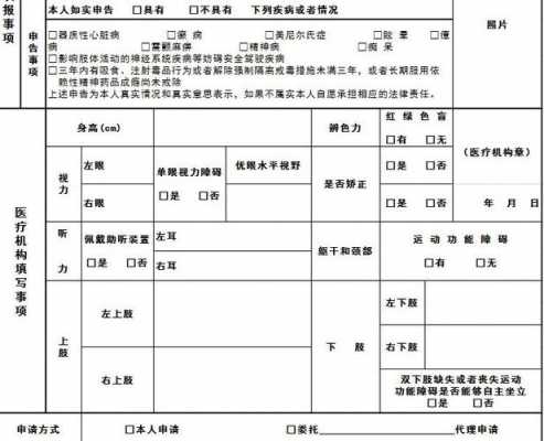 驾照体检什么项目（驾照体检有些什么项目）