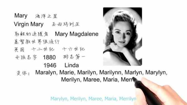 mary英文名什么意思读什么-Mary英文名什么意思