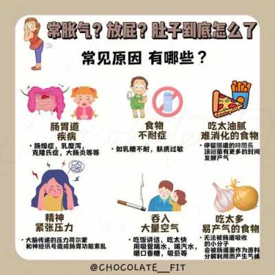 为什么肚子胀气老放屁