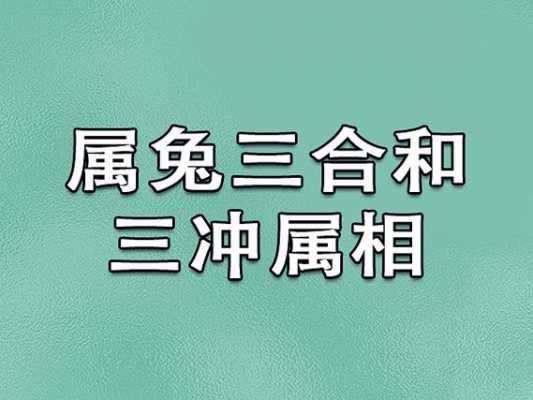 属兔和什么生肖相冲