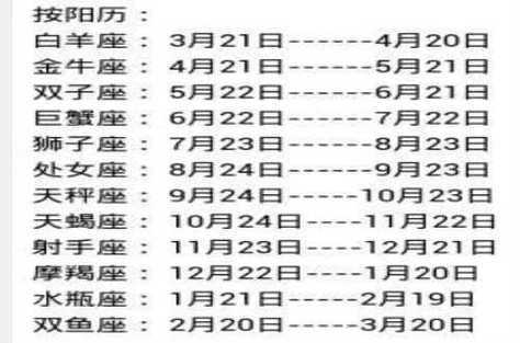 农历125是什么星座-1.25是什么星座