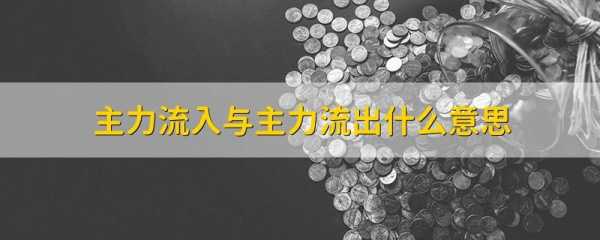  流出是什么意思「流入和流出是什么意思」