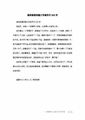 做什么有意思作文 做什么有意思