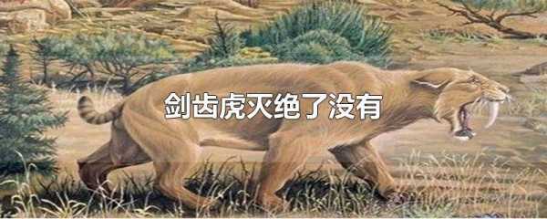  剑齿虎为什么会灭绝「中国发现了一只活剑齿虎」