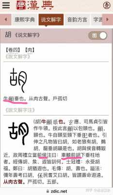  胡的意思是什么「胡的意思是什么意思」